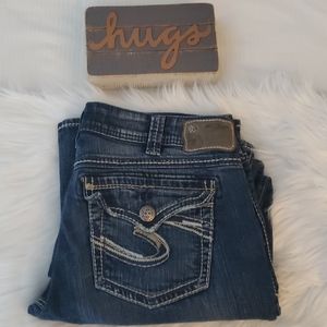 Silver Suki Surplus Blue Jeans